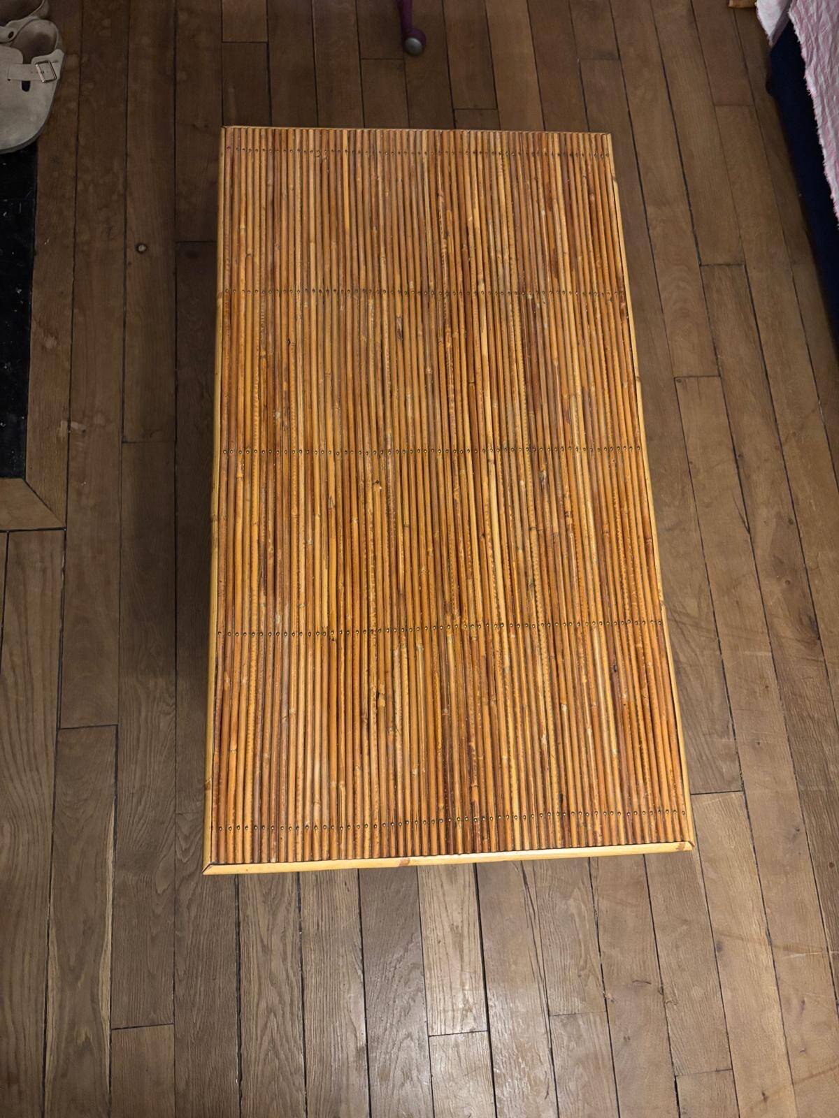 Rattan coffee table in good condition