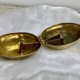 Walnut shaped brass nutcracker