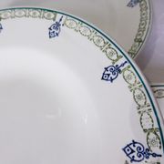 4 vintage deep plates from St Amand 211239
