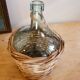 Dame Jeanne carboy with wicker covering