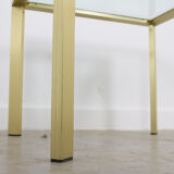 Pierre Vandel mid century coffee table brass