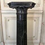 Column in green serpentine marble, circa 1880