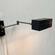 Mid-century German minimalist wall lamp model Flamingo by BUR, Bünte & Remmler Leuchten, 1960s.