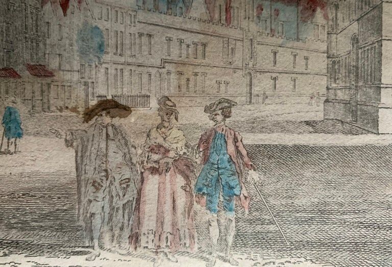 FRUSOTTE, optical view of Queen's College and Oxford University,