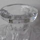 Vintage crystal carafe