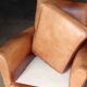 Vintage leather club armchair. very good condition.