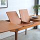 Table par McIntosh – double rallonges papillons 160cm