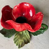 Vintage pink candle holder