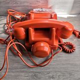 Vintage orange socotel phone
