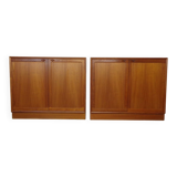 Large teak chest by H. W. Klein for Bramin, 1960s