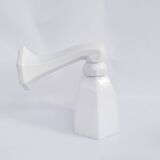 Art Deco porcelain and glass wall lamp