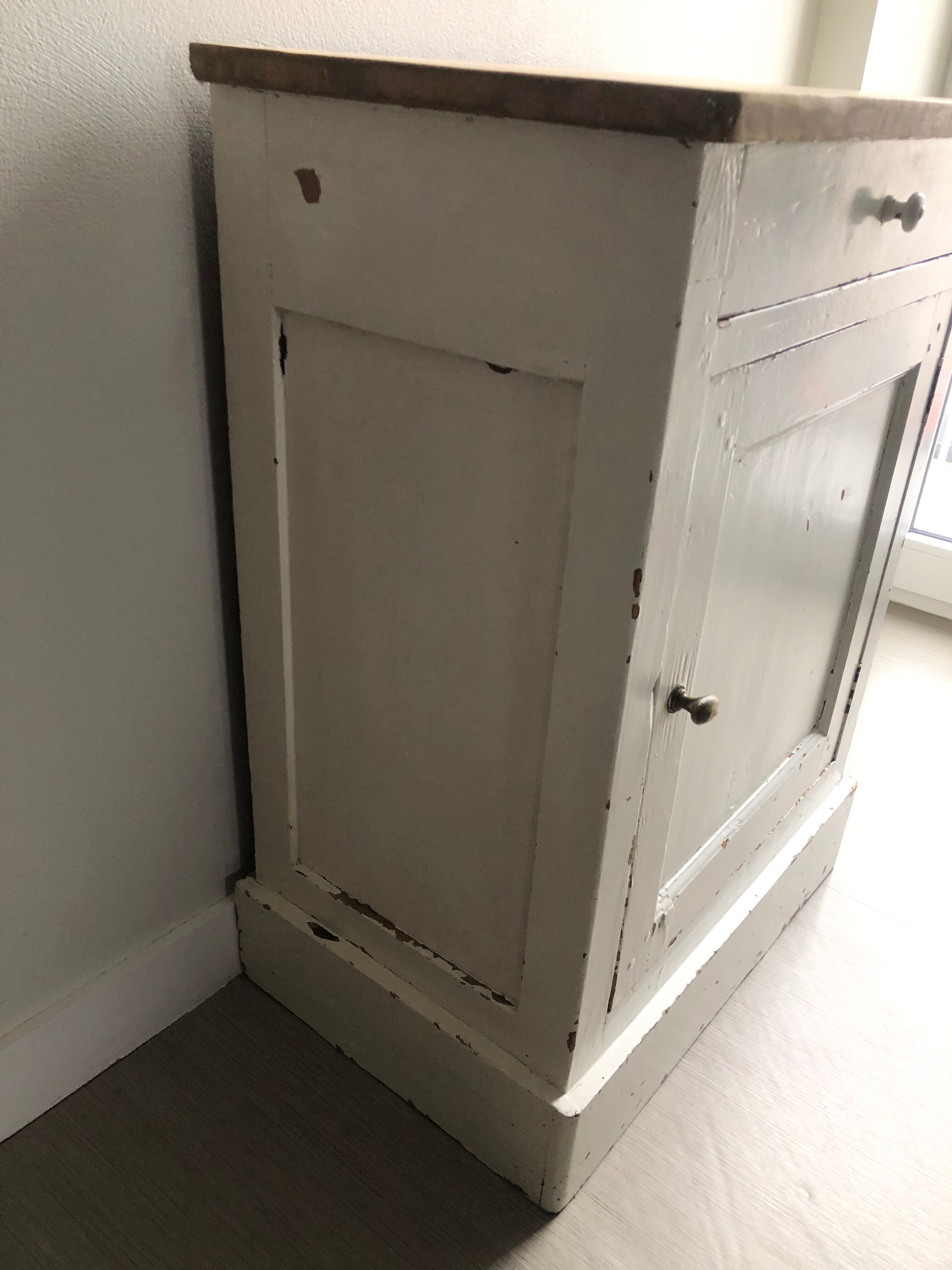 Old Patinated wood sideboard