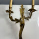 2 antique wall sconces in gilded bronze, Louis XV style