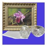 Oil on canvas signed "Catleya" old