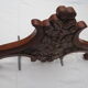 Deco wooden pediment