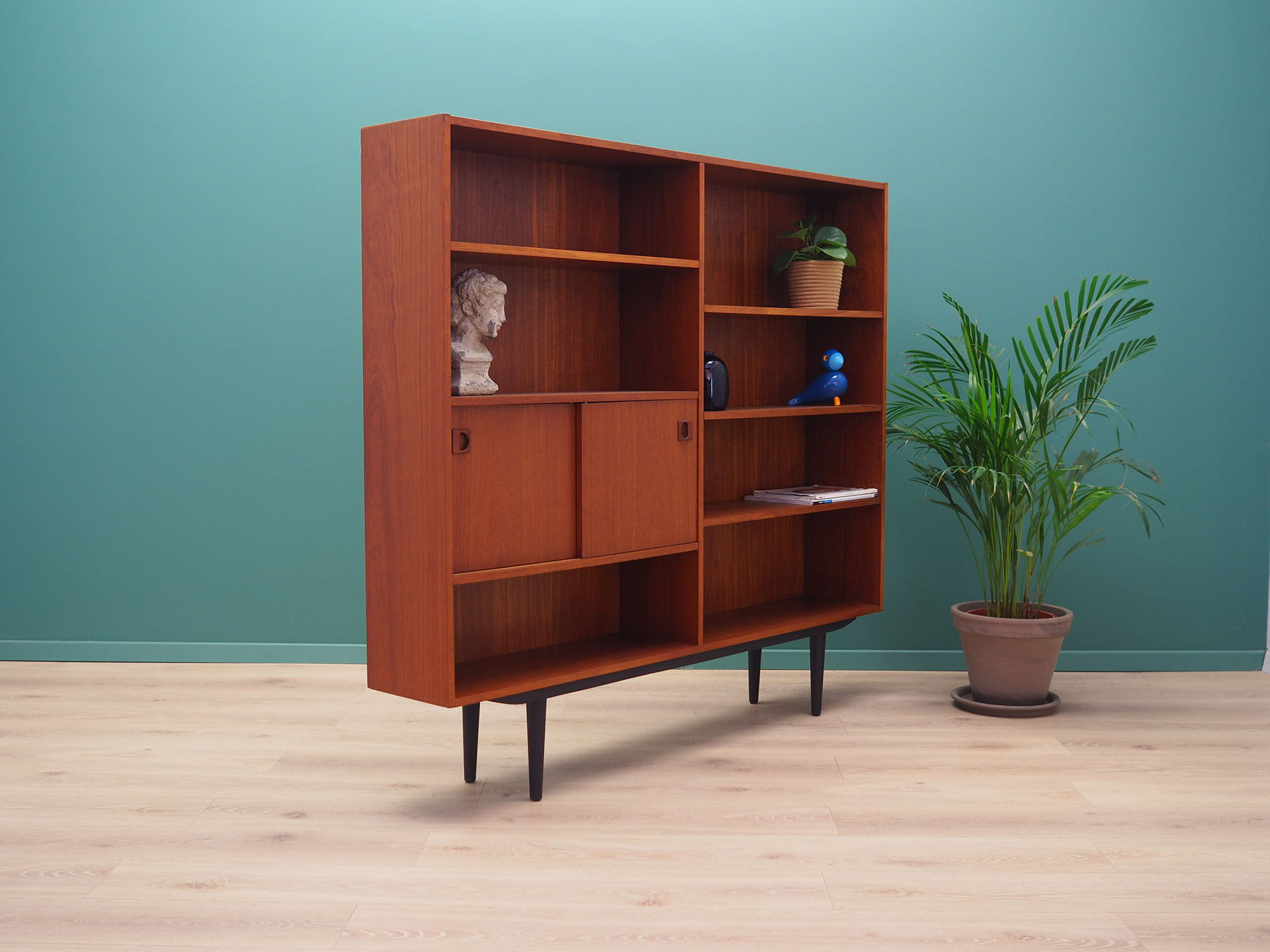 Teak bookcase, Danish design, 1970s, Denmark