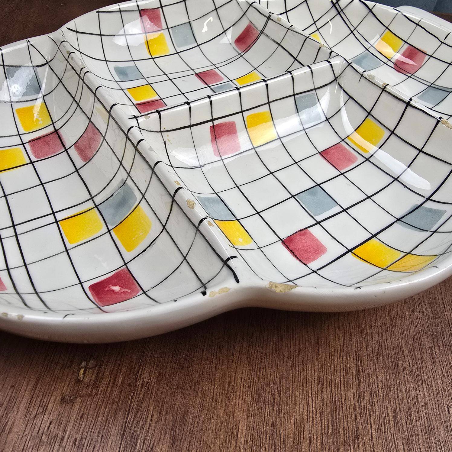 Divided plate – Schramberg – Ollo decor – 1950s