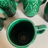 Service at orangeade art deco ceramic