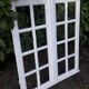 Old oak window H96.9xL81cm small panes