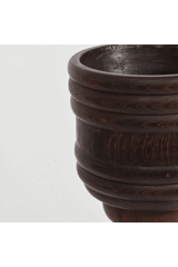 Wooden vase column, 1960s