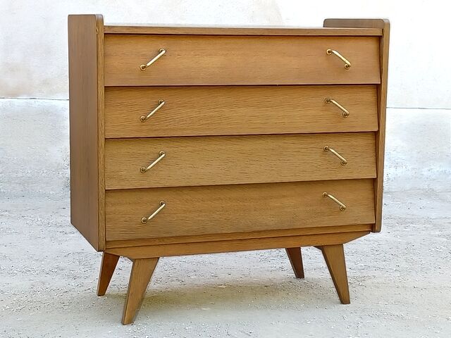 Dresser feet compass vintage 60s renovated