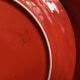 Set of 10 plates Hertha Bengtson Rosenthal 1970 in red stoneware.