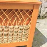 Rattan toy box