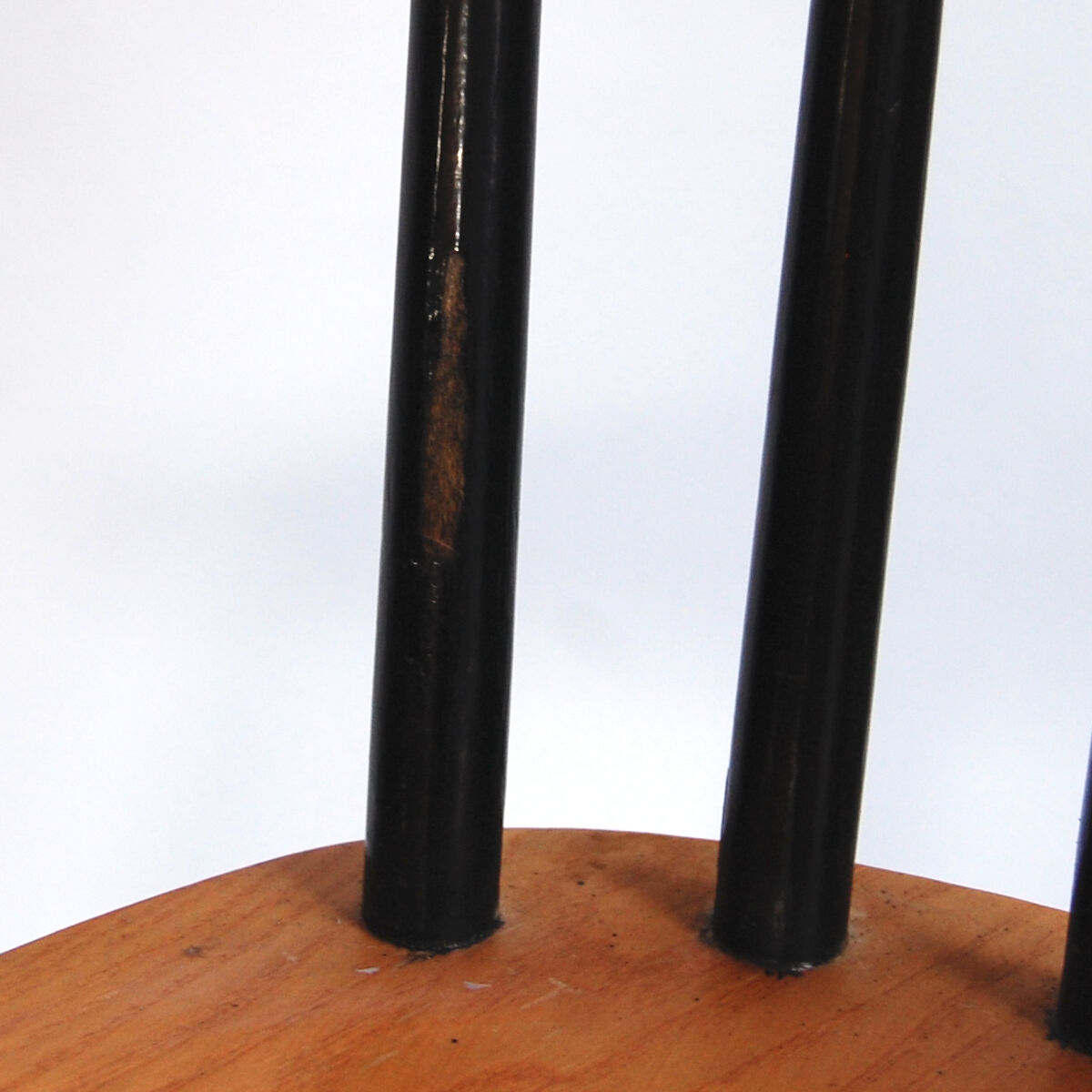 Suite of 5 Belgian vintage chairs with bars