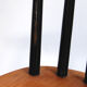 Suite de 5 chaises vintage belges à barreaux