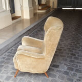 1 Shepherdess Wing flesh 50s 60s Danish armchair