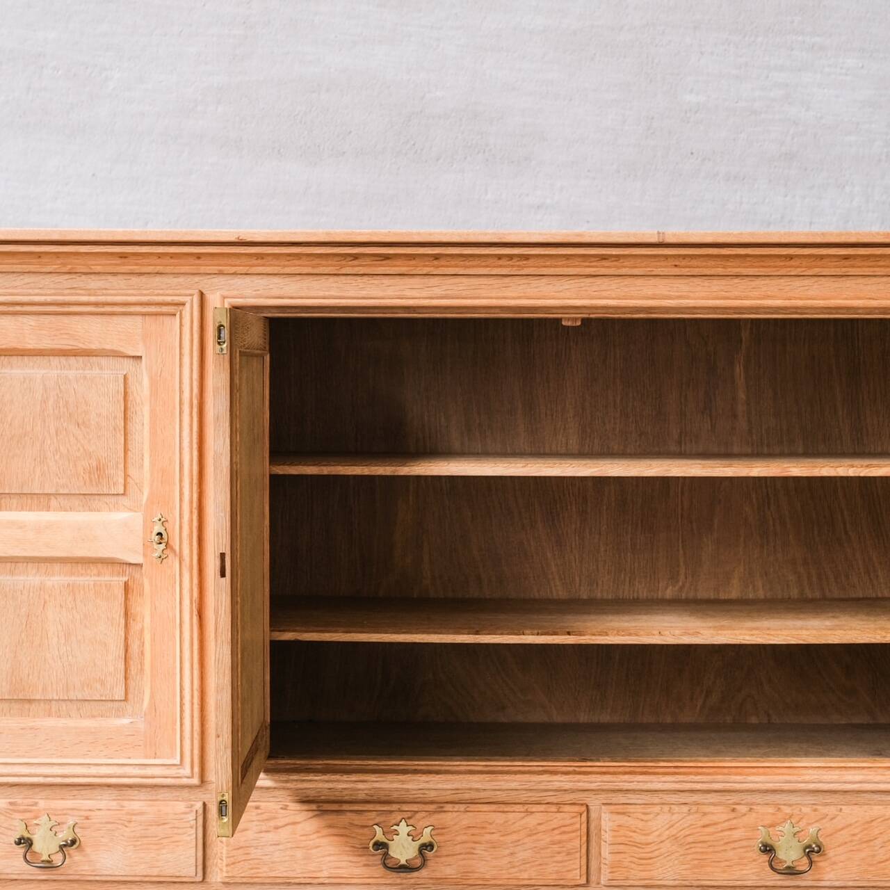 Henning Kjaernulf attribution Oak Mid-Century Danish Sideboard