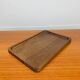 Plateau scandinave vintage en teck