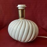 Mid Century Modern porcelain lamp with gold lines Italian design of the 1970s (two available)