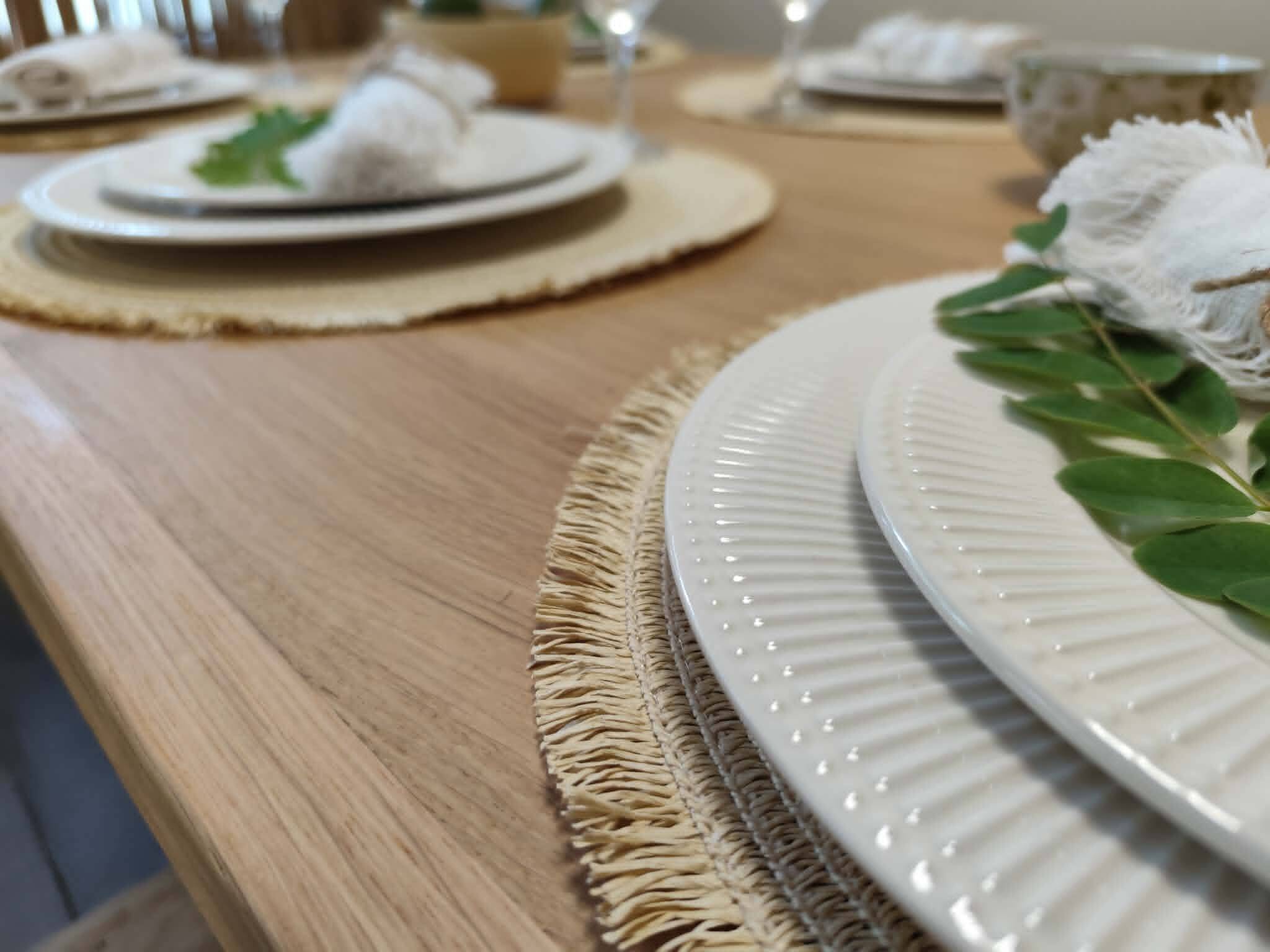 Table en chene massif avec rallonges