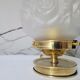 Art deco lamp in brass and glass