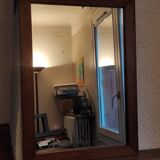 Old mercury mirror 74x43 cm