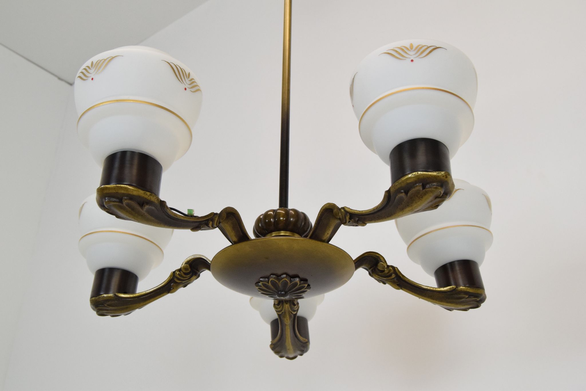 Lustre Art déco, Allemagne, années 1930.