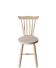 Chaise rétro en pin massif brut style Windsor