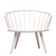 Yngve Ekström Arka White lounge chair Stolab Sweden 1955