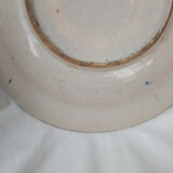 Former earthenware dish from northern France, Late 18th, early 19th century