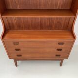 Secretary/writing cabinet in teak by Johannes Sorth for Nexø Møbelfabrik Bornholm 1960's.