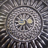 Set under flat bohemian crystal