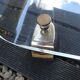 Meuble plexiglas vintage 1980 a roulettes