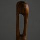 Wood sculpture "The Thoughtful One" by Ole Wettergren, Denmark, 1980s