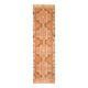 1970s Vintage Turkish Oushak Handmade Orange Runner Rug 86x367