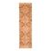 1970s Vintage Turkish Oushak Handmade Orange Runner Rug 86x367