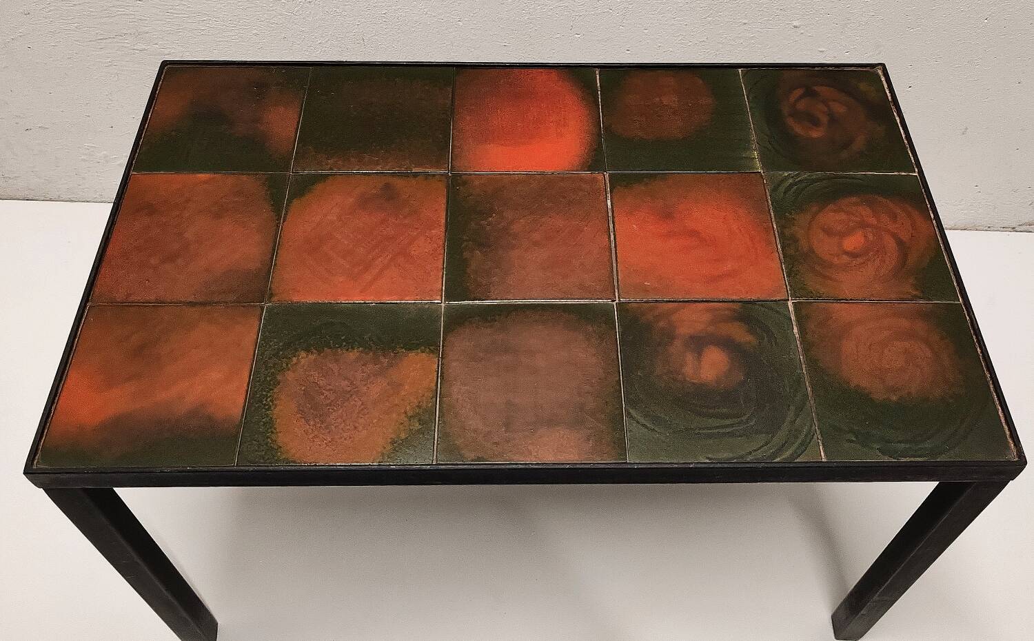 Vallauris ceramic coffee table from the 1950s