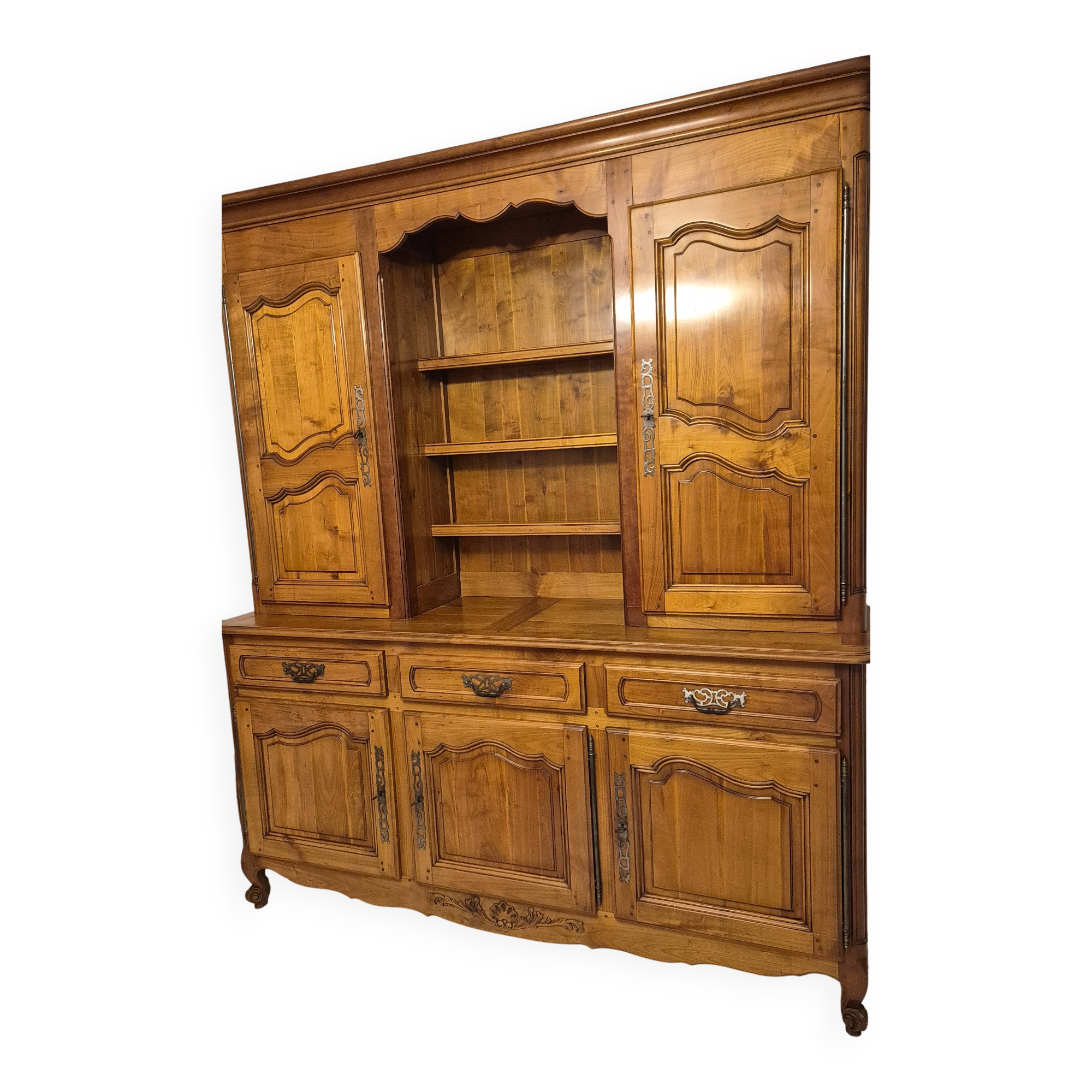 Louis XV Cherry Wood Sideboard/Cabinet