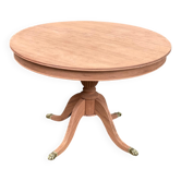Round extendable dining table in solid mahogany from the 1930s.
