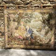 Romantic wall tapestry "Garden of Love", Franklin Mint, France